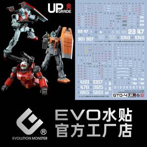 Gunpla And Model Kits: EVO Decal - HG 1/144 GM - Cucuruz Doan‘s Island - Fluorescent