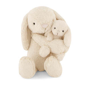 Soft Toys: Jamie Kay - Snuggle Bunnies Plush Frankie the Hugging Bunny Brulee