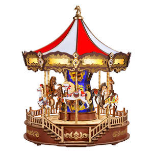 Christmas Gift Ideas: Rolife Classic Carousel 3D Wooden Puzzle - AMC01