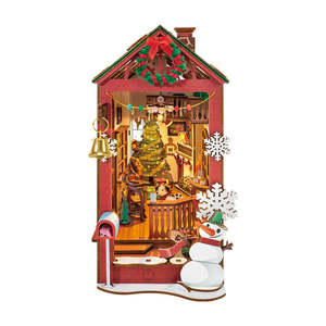 Christmas Gift Ideas: Rolife Christmas Indoor Scene DIY Book Nook TGC07