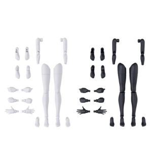 Bandai: 30 Minutes Sisters - 30MS Option Body Parts Arm & Leg Parts (White/Black)