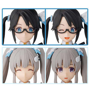 Bandai: 30 Minutes Sisters - 30MS Option Hair Style & Face Parts Set (Yuika Mitsumine / Kiriko Yukoku)