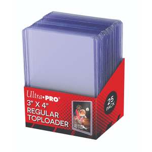 Trading Card Games: ULTRA PRO - Regular Top Loader 3x4 (25 Pack)