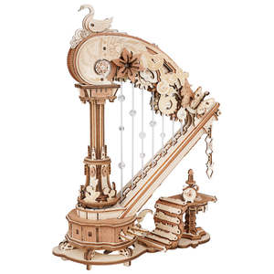 ROKR - Magic Harp Music Box Wooden 3D Puzzle AMK71 [PRE-ORDER]