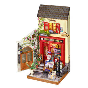 Rolife: Rolife Vienna Bookstore DIY Miniature House DG183