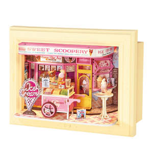 Rolife Sweet Scoopery Ice Cream 3D Wooden Puzzle DP002