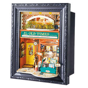 Rolife: Rolife Old Times Bookstore 3D Wooden Puzzle DP004