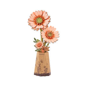 Rolife Rowood DIY Wooden Flower Bouquet 3D Wooden Puzzle TW111