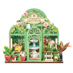 Rolife: Rolife Green Fountain Garden DIY Miniature House DS049