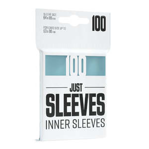 Gamegenic Just Sleeves Inner Sleeves 100s - 64 x 89 mm