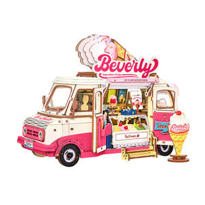 Rolife: Rolife Beverly's Ice Cream Truck 3D Wooden Puzzle TGS06 [PRE-ORDER]