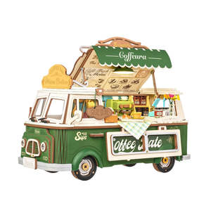 Rolife: Rolife Leo's Coffee Truck 3D Wooden Puzzle TGS07 [PRE-ORDER]