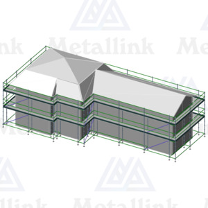 Scaffold for Sale: 57m House Pack, 2-Level - Metallink