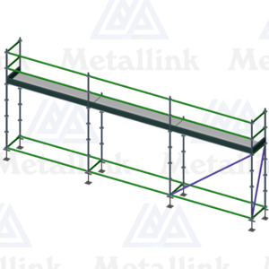 Diy: 7.5m Ringlock Scaffold, 1-Level - Metallink
