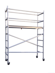Aluminium: Aluminium Mobile Scaffold 3M – Single Width - Metallink
