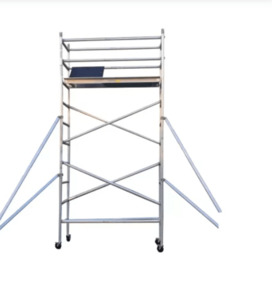 Aluminium Mobile Scaffold 4M – Single Width - Metallink