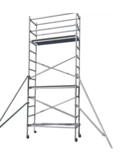 Aluminium Mobile Scaffold 5M – Single Width - Metallink