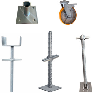Components: Base Jacks, Plates & Caster Wheels - Metallink