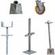 Base Jacks, Plates & Caster Wheels - Metallink