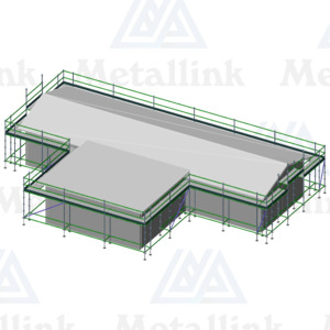 Aluminium Scaffolding House Pack 70m - Metallink