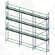 7.5m Ringlock Scaffold, 3-Level - Metallink