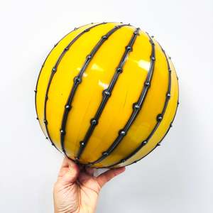 Yellow: Large Yellow Fruity Dot Wall Sculpture
