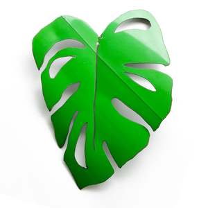 Green: Monstera Leaf - single