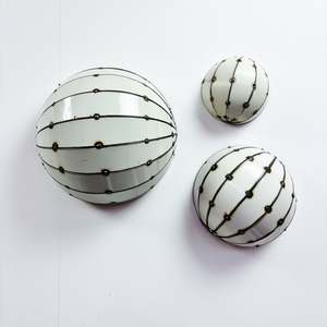 Sculpture: Small White Fruity Dot Wall Sculpture