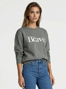 All: EMBROIDERED SWEATSHIRT - SHADOW