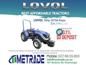Frontpage: LOVOL E Series 70HP Orchard Tractor