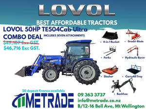 Deals: **SOLD**LOVOL TE504Cab Ultra COMBO DEAL Package **SOLD**