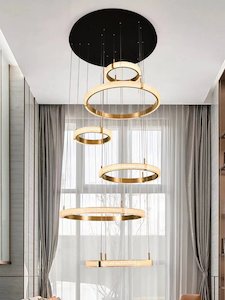 Chandelier: Modern Chandelier 6 Rings CL104-6
