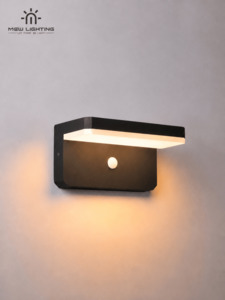 Outdoor Wall Light: WO119-SE With Sensor Outdoor Wall Light