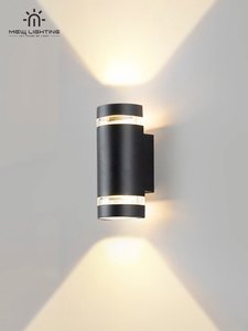 Outdoor Wall Light: WO203-Y Morden Outdoor Wall Light 3000k Bulb Included
