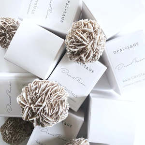 Opal Sage: Opal + Sage Desert Rose Crystal