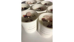 Opal Sage: Opal + Sage Rose Quartz Candle Large