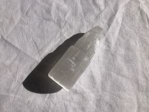 Opal + Sage Selenite Tower - Small
