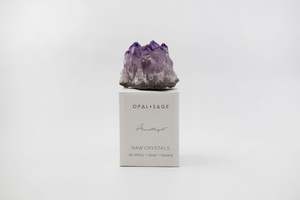 Opal Sage: Opal + Sage Amethyst Crystal