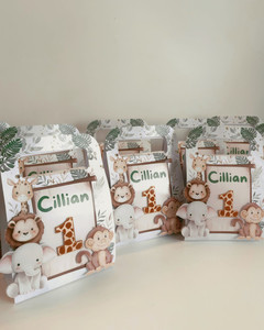 Products: 3D Activity Suitcase - Square Top - Safari Theme Mia-Lee & Co