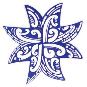 Koru Whetu Matariki (star) — Blue Acrylic