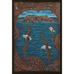 Michel Tuffery – Painting – Mollymawks Outside Rakiura