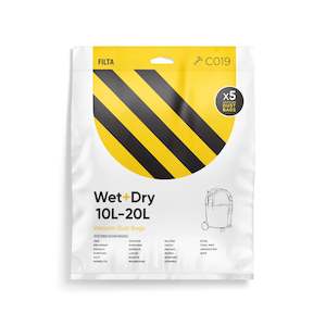 Vacuum Cleaner Dust Bags Wet & Dry SMS Multi Layered 10L - 20L : 5 Pack - Compai&hellip;