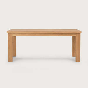 Dining Hall: High Quality 100% Solid Oak Dining Table 180CM ,Natural  color