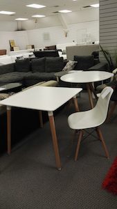 Dining Hall: DSW Square Dining Table - White - 80cm