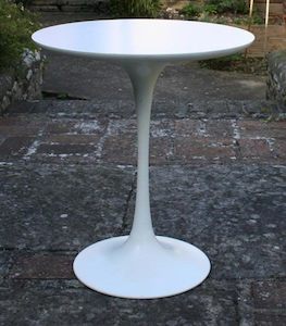 Dining Hall: Fiberglass Round Tulip Table - 60cm Diameter