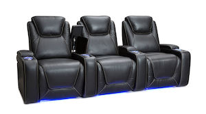 Multifunctional Electric Genuine Leather Home Theatre Seating #166  by order