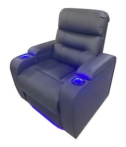 Multufunctional Electric Genuine Leather Home Theatre Seating  #1009B available now