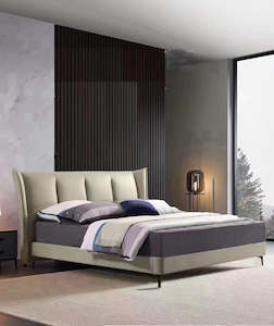 Bed Frames Bases: Italian Leather Bed #785, 3 sizes available, 20% off now