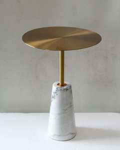 Side Tables: Marble Base Side Table #597