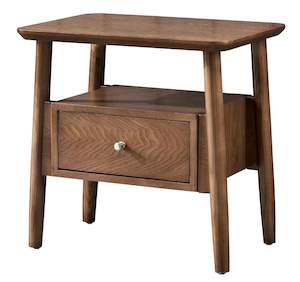 Bedside Tables: Solid Ash wood bed side table #7266, 2 colors available now.